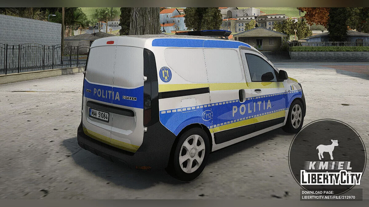 Dacia Dokker - Румынская Полиция / GTA San Andreas
