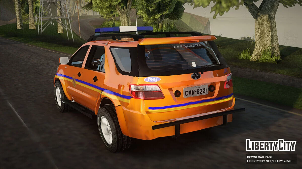 Toyota Fortuner JPJ Orange / GTA San Andreas