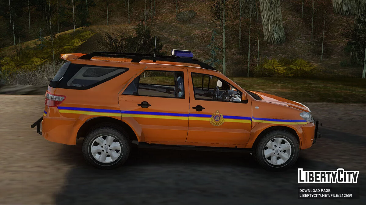Toyota Fortuner JPJ Orange / GTA San Andreas