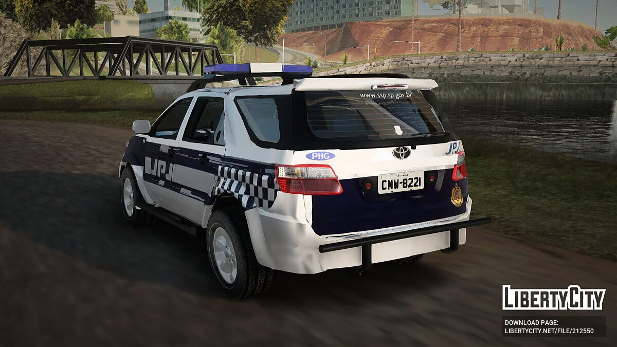 Toyota Fortuner JPJ White / GTA San Andreas