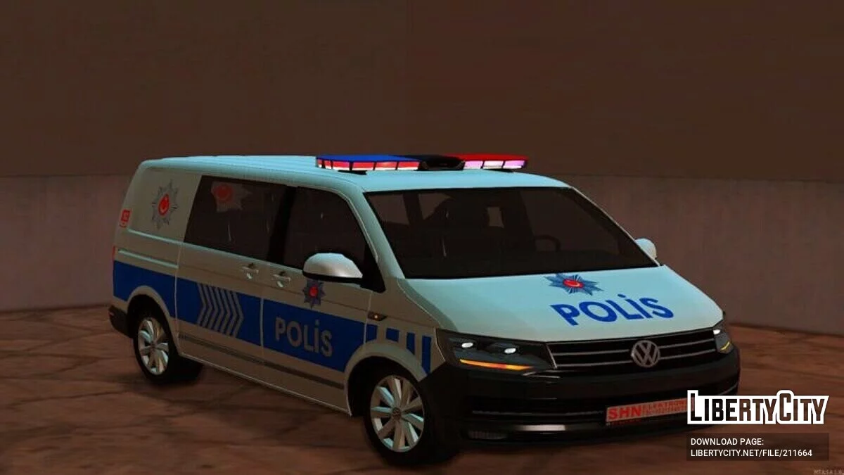 Volkswagen Transporter MK6 - Полиция / GTA San Andreas