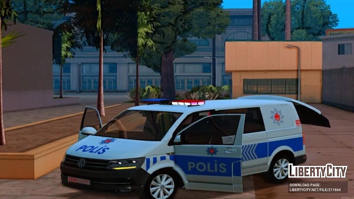 Volkswagen Transporter MK6 - Полиция / GTA San Andreas