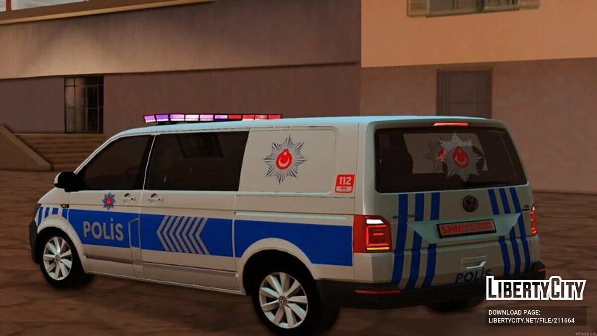 Volkswagen Transporter MK6 - Полиция / GTA San Andreas