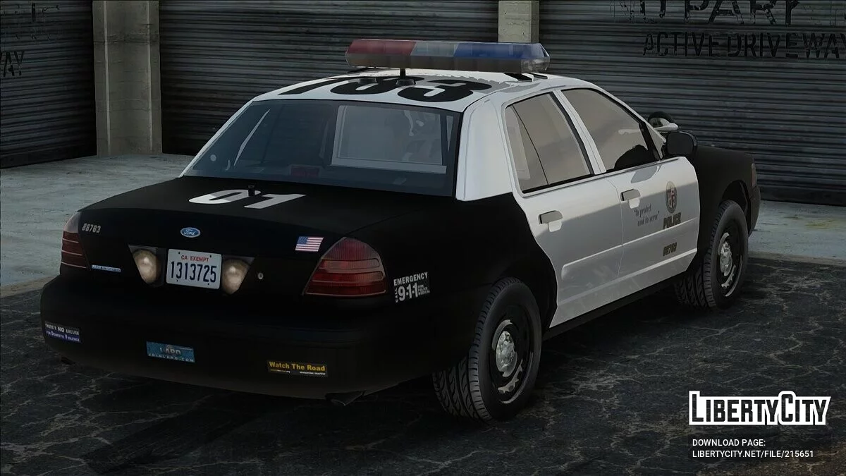 LAPD 2003 Ford Crown Victoria / GTA San Andreas