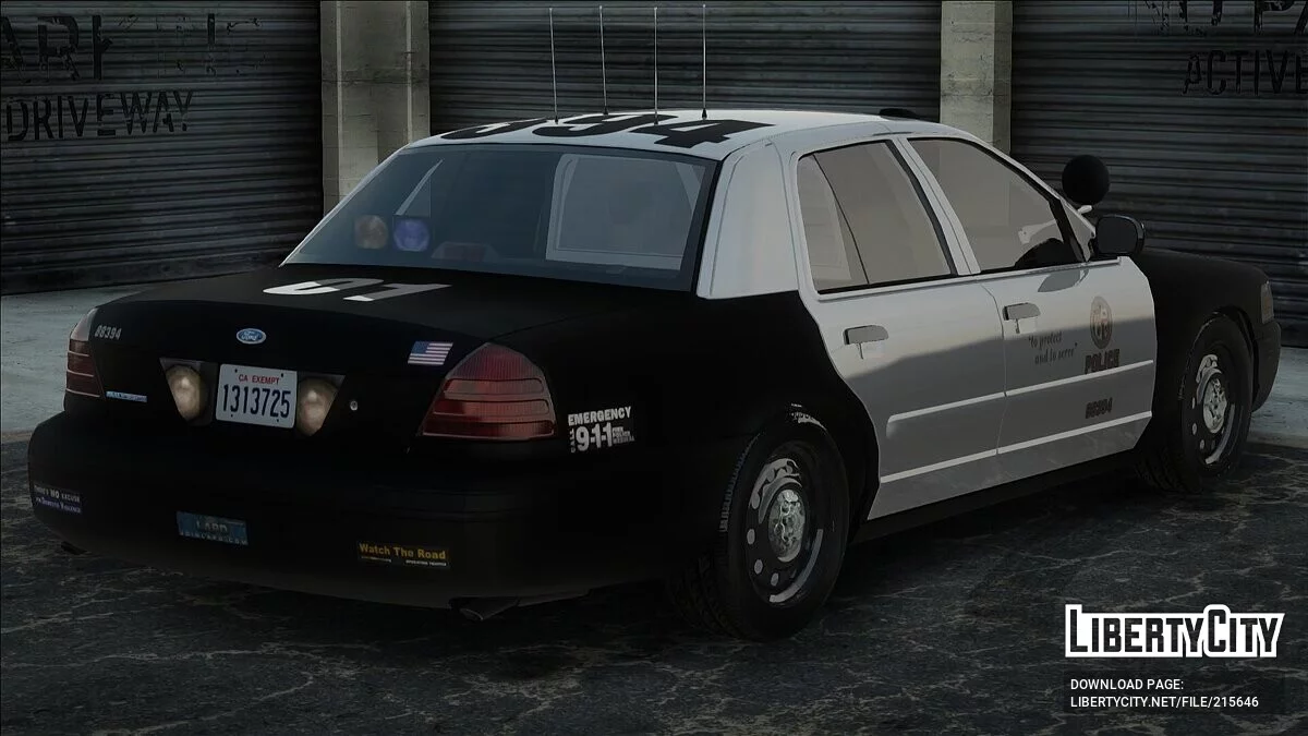 LAPD 2011 Ford Crown Victoria Slicktop / GTA San Andreas