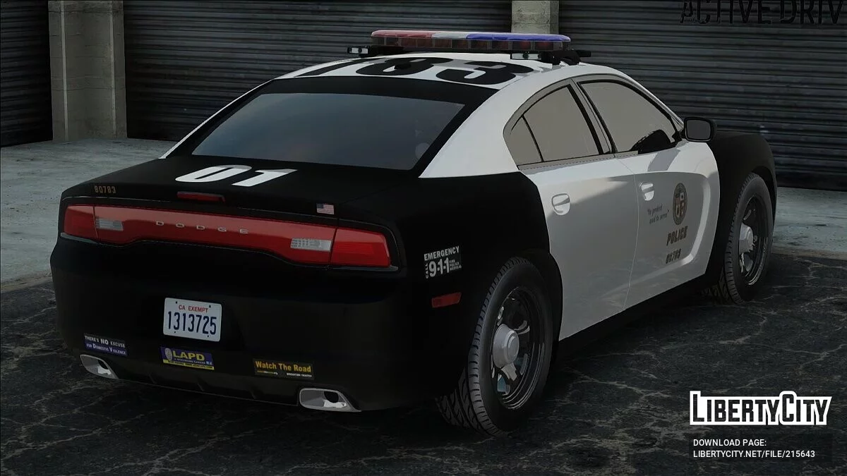 LAPD 2012 Dodge Charger / GTA San Andreas