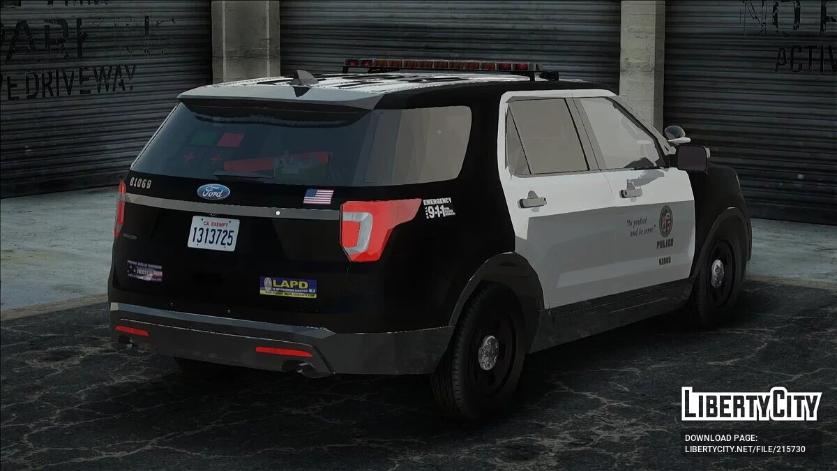 LAPD 2016 Ford Explorer / GTA San Andreas