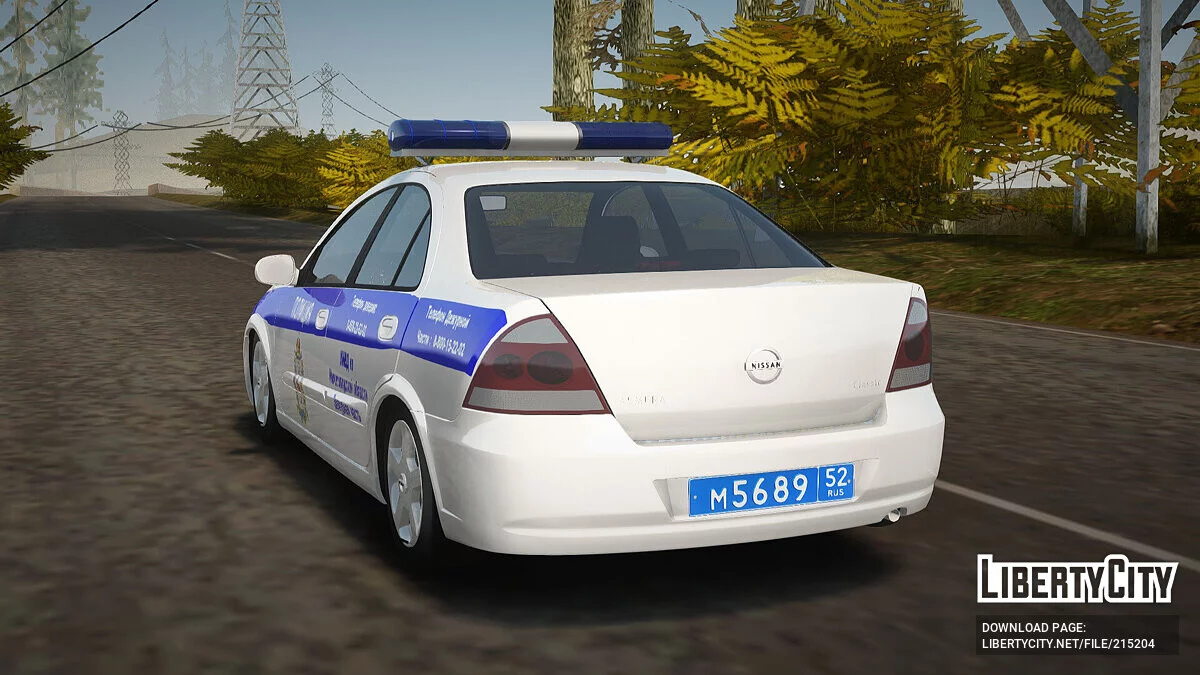 Nissan Almera Полиция / GTA San Andreas