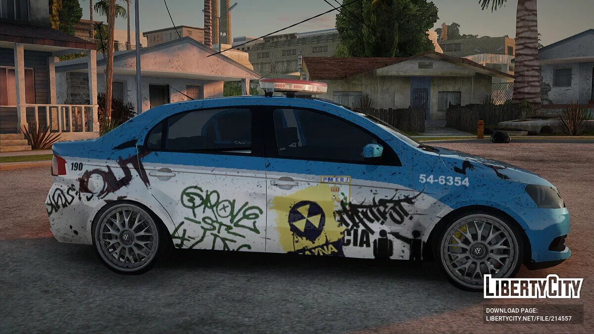 Volkswagen Voyage G6 Pmerj Graffiti / GTA San Andreas