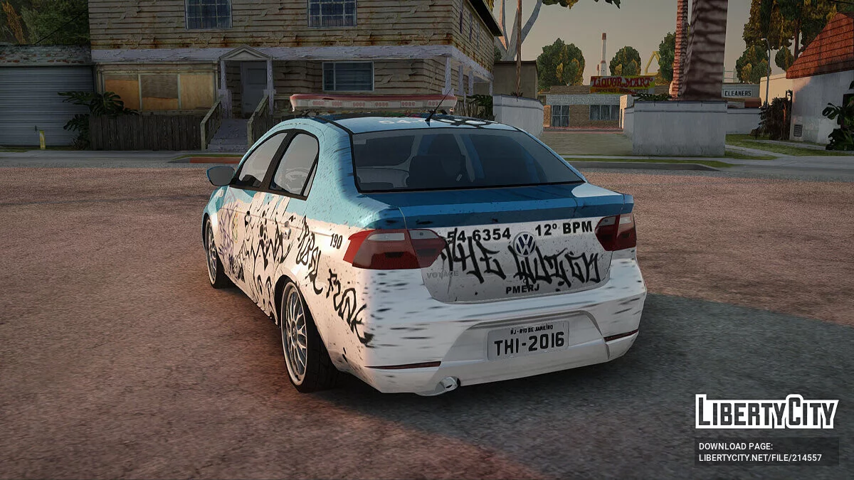 Volkswagen Voyage G6 Pmerj Graffiti / GTA San Andreas