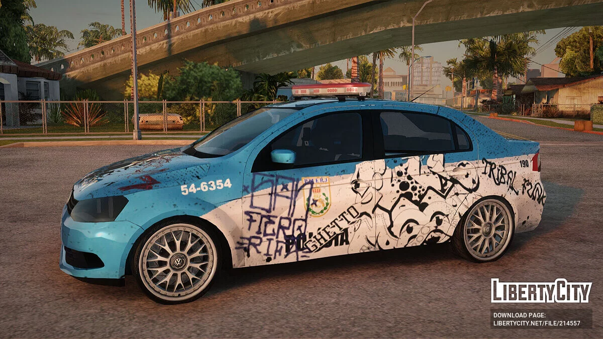 Volkswagen Voyage G6 Pmerj Graffiti / GTA San Andreas