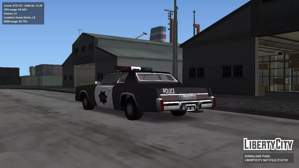 Полицейский Эсперанто 1971 (SFPD) / GTA San Andreas