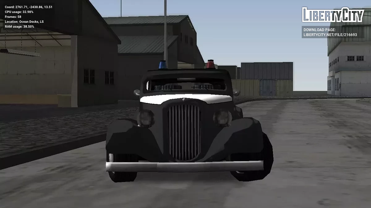 Полицейский Хастлер образца 1948 года / GTA San Andreas