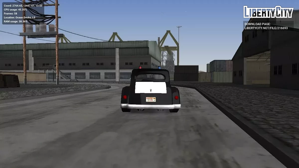 Полицейский Хастлер образца 1948 года / GTA San Andreas