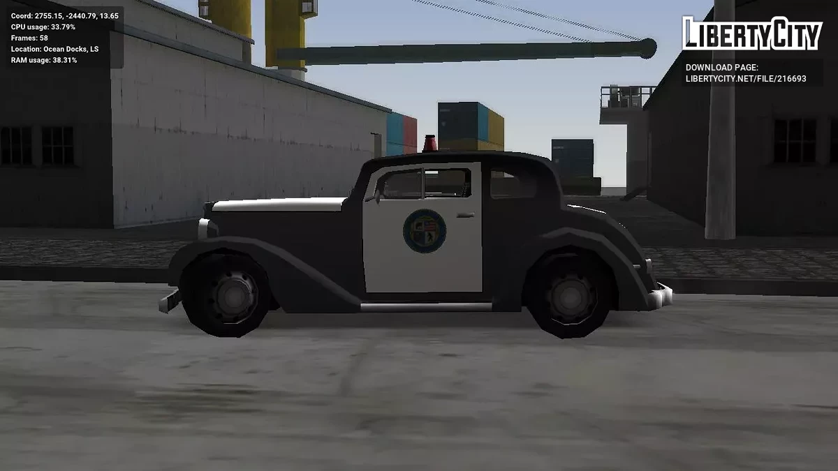 Полицейский Хастлер образца 1948 года / GTA San Andreas