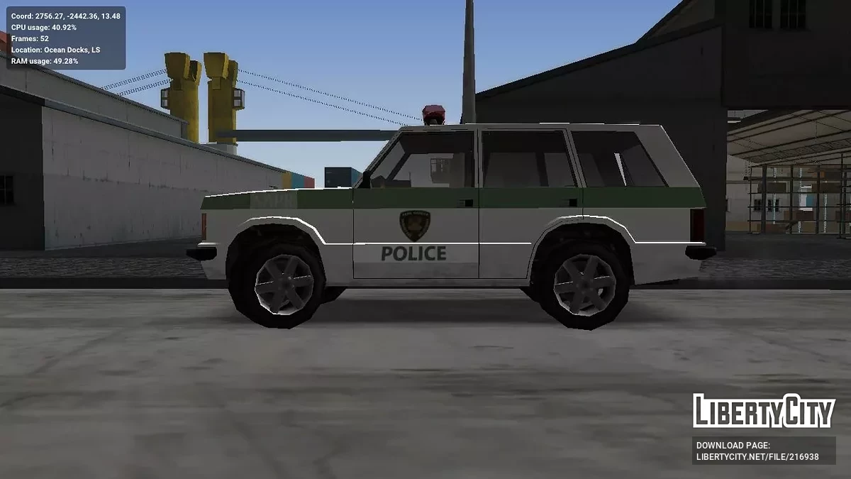 Hustley Police park ranger / GTA San Andreas