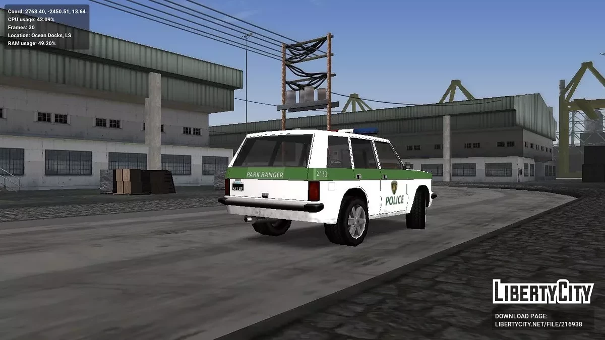 Hustley Police park ranger / GTA San Andreas