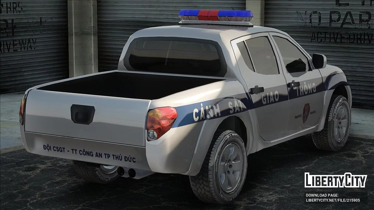 Mitsubishi L200 - Полиция / GTA San Andreas