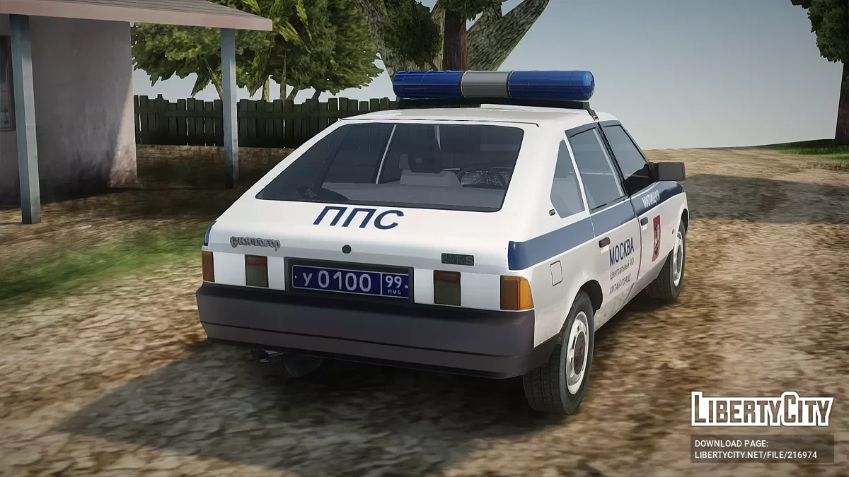 Москвич 21418 Святогор Милиция ППС / GTA San Andreas