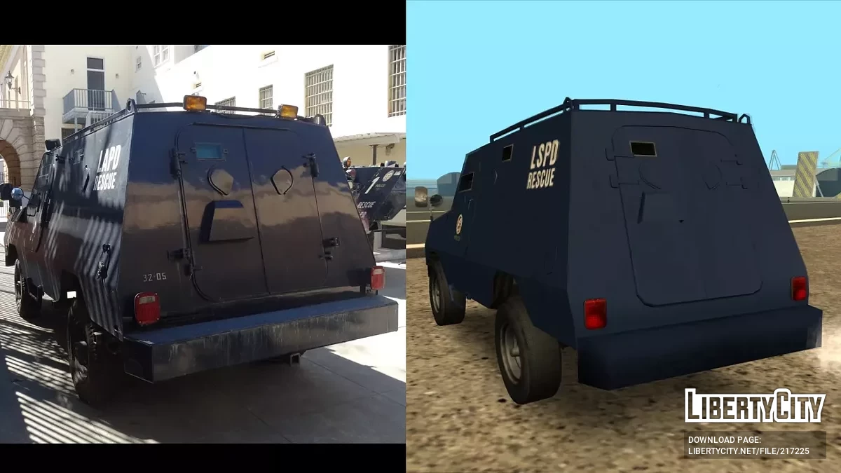 FBI Truck - Cadillac Gage Ranger / GTA San Andreas
