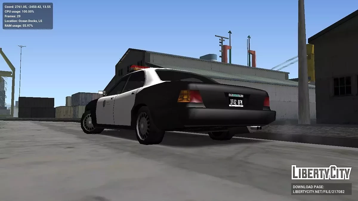 Полицейский Мерит (LSPD) 1993 / GTA San Andreas