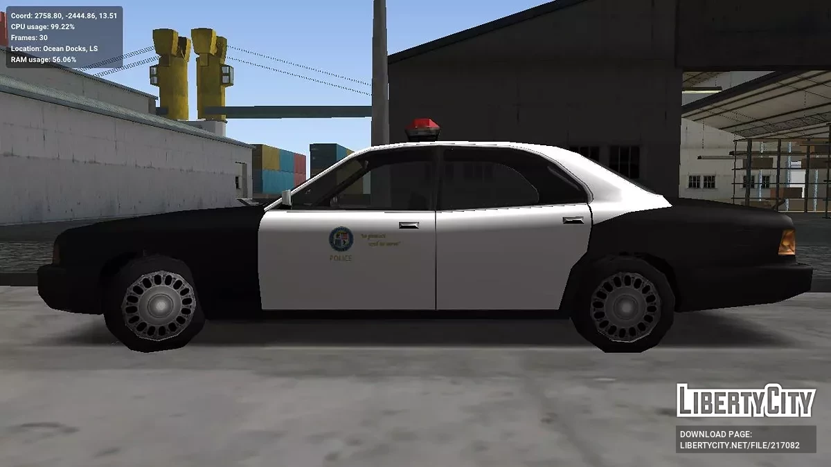Полицейский Мерит (LSPD) 1993 / GTA San Andreas