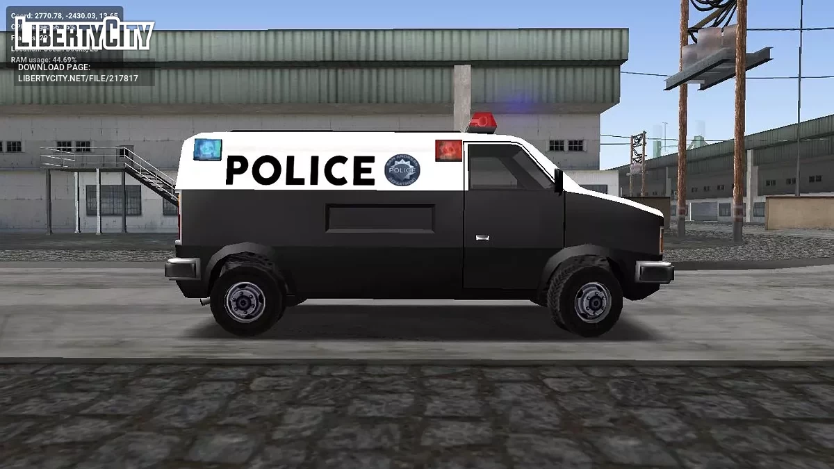 Pony SWAT Low Poly / GTA San Andreas