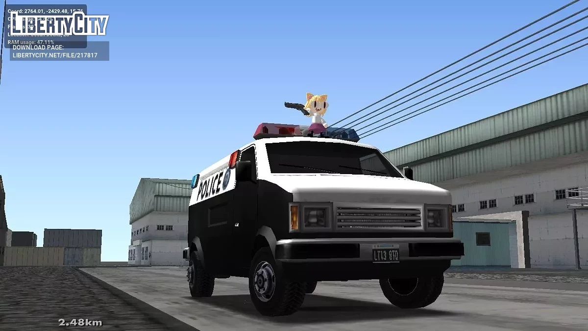 Pony SWAT Low Poly / GTA San Andreas