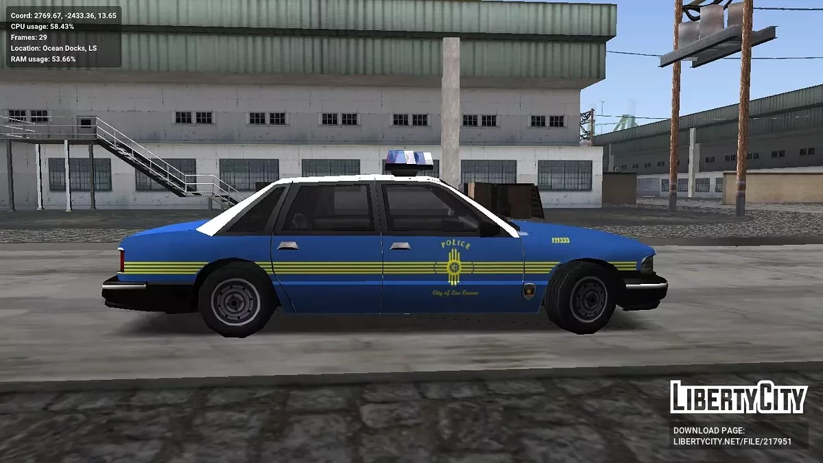 Las Cruces Police Department (Нью-Мексико, США) / GTA San Andreas