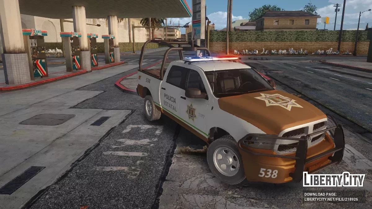 Dodge Ram Policia Estatal Tamaulipas / GTA San Andreas