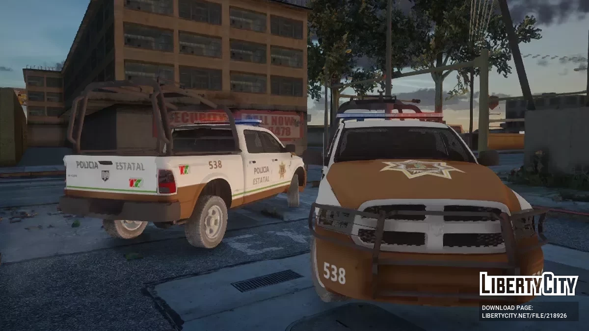 Dodge Ram Policia Estatal Tamaulipas / GTA San Andreas