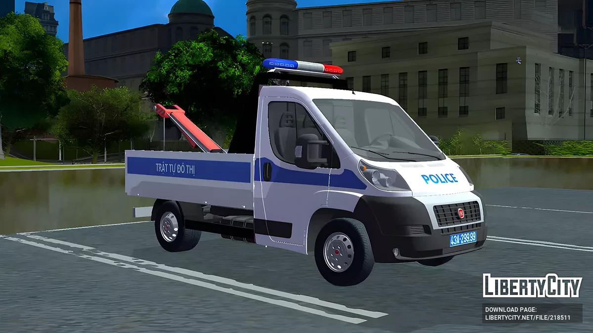 Fiat Ducato Towtruck Vietnam Urban Order Car / GTA San Andreas