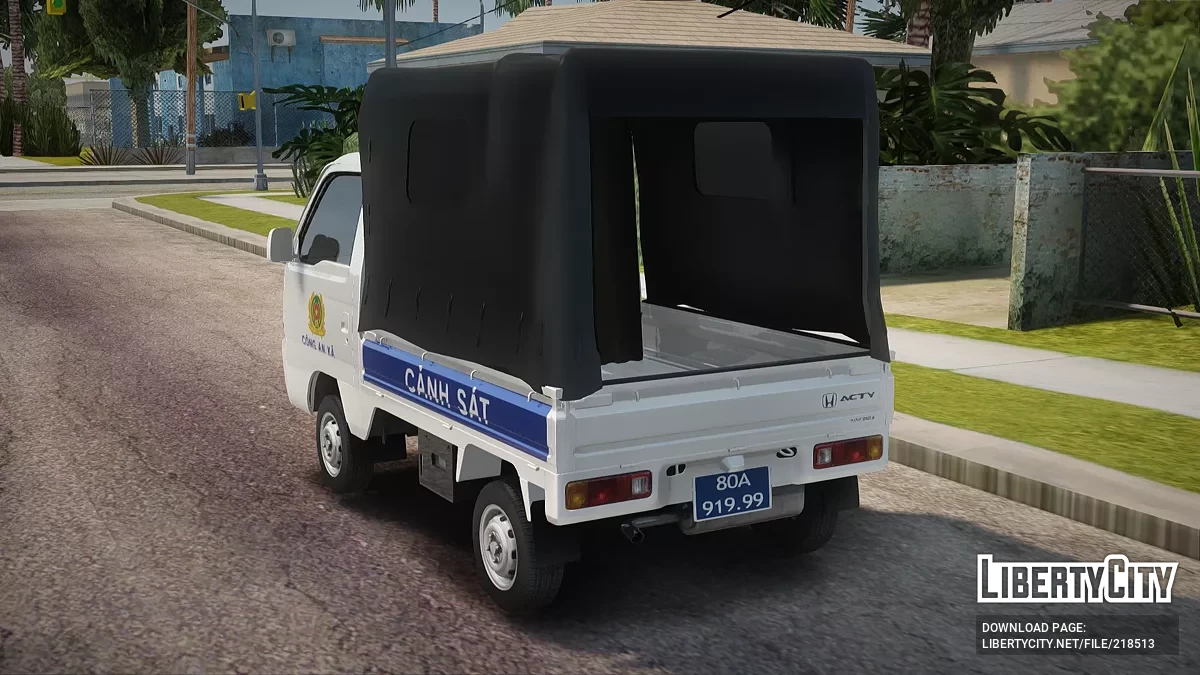 Honda Acty Vietnam Commune Police Car / GTA San Andreas