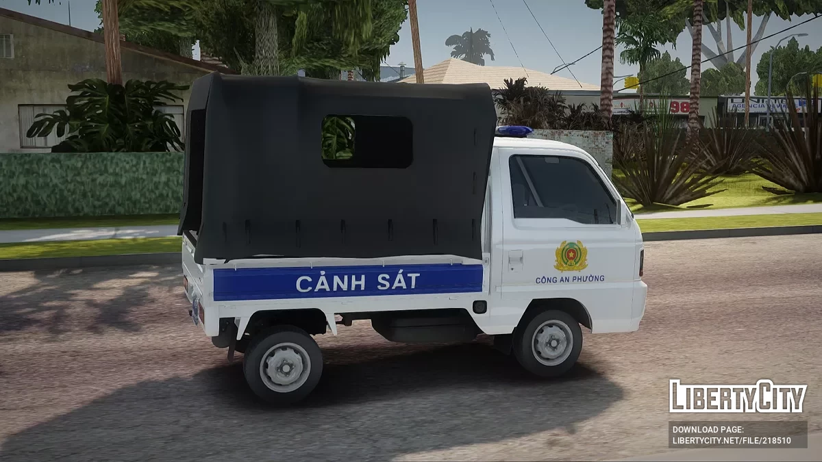 Honda Acty Vietnam Ward Police Car / GTA San Andreas