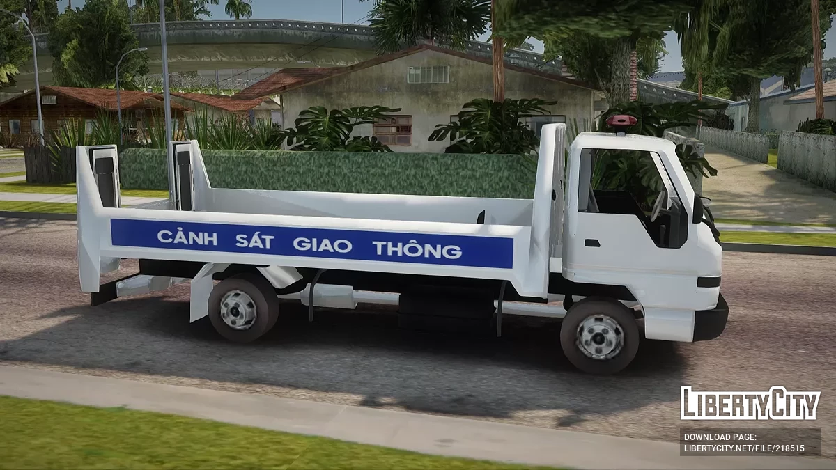 Isuzu Elf Vietnam Traffic Police Truck / GTA San Andreas