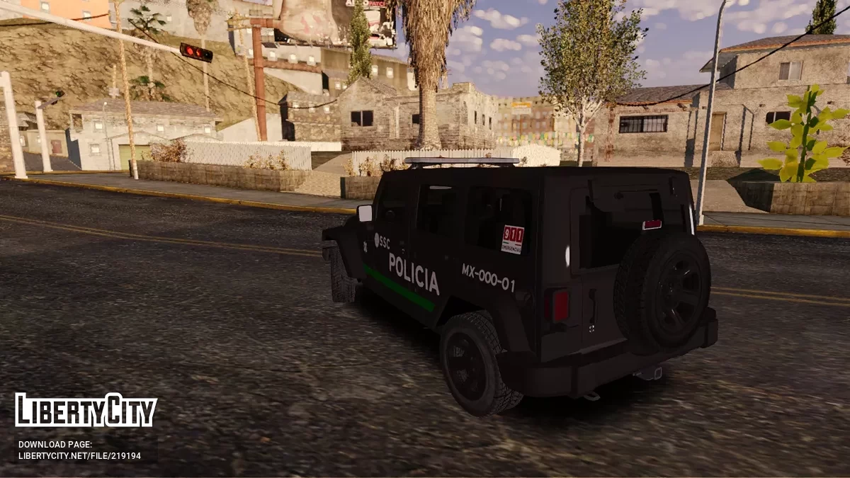 Jeep Wrangler Policía CDMX / GTA San Andreas