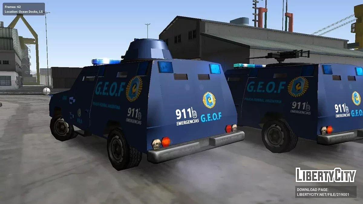 Грузовик PFA  (IVF) / GTA San Andreas