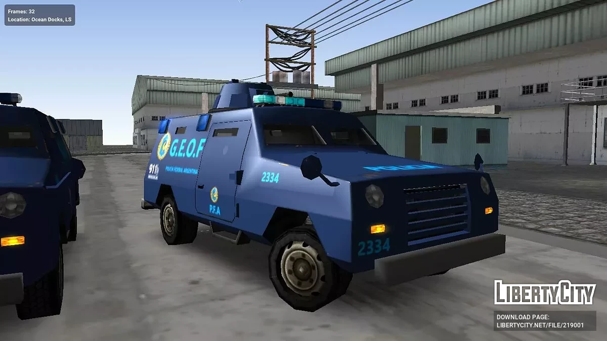 Грузовик PFA  (IVF) / GTA San Andreas