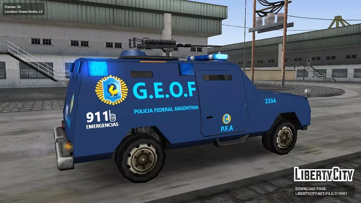 Грузовик PFA  (IVF) / GTA San Andreas