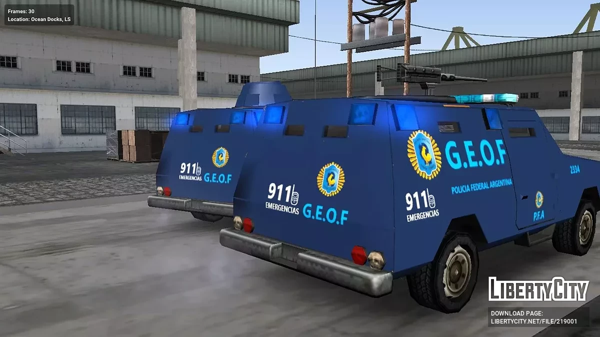 Грузовик PFA  (IVF) / GTA San Andreas