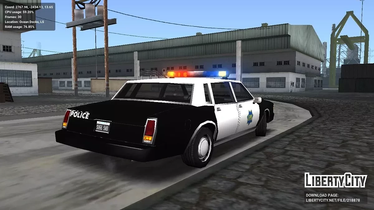 Tahoma SFPD IVF 92's / GTA San Andreas