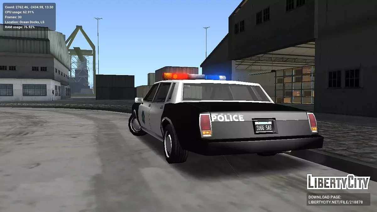 Tahoma SFPD IVF 92's / GTA San Andreas