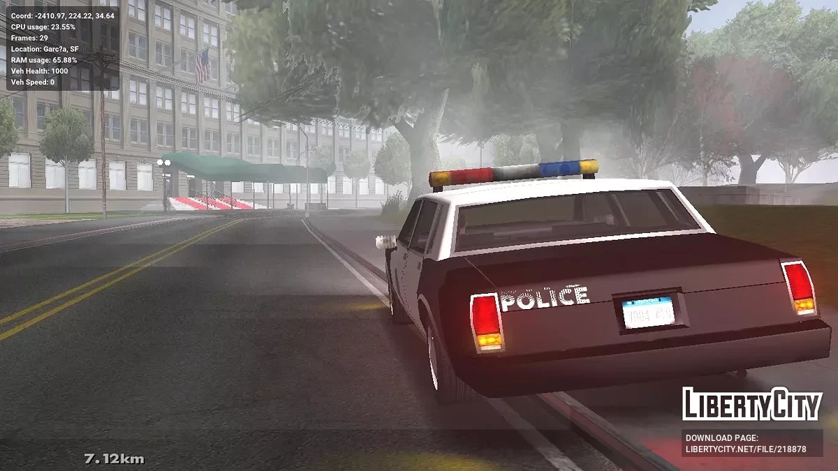 Tahoma SFPD IVF 92's / GTA San Andreas