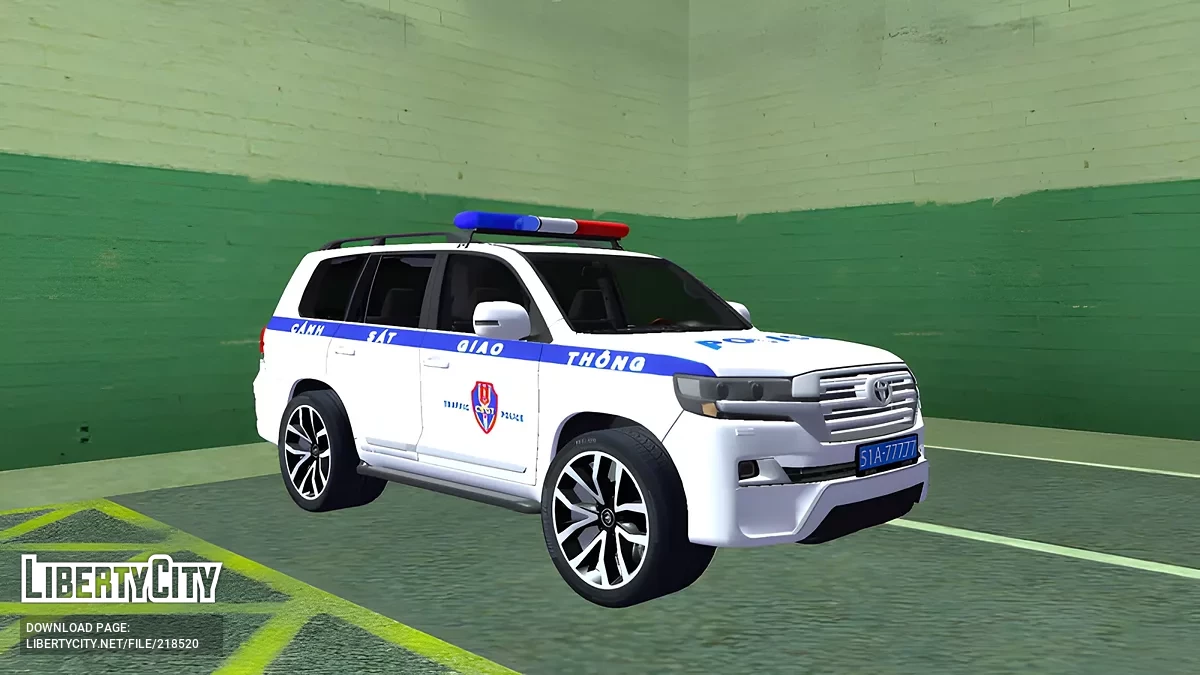Toyota Land Cruiser 200 Vietnam Traffic Police / GTA San Andreas