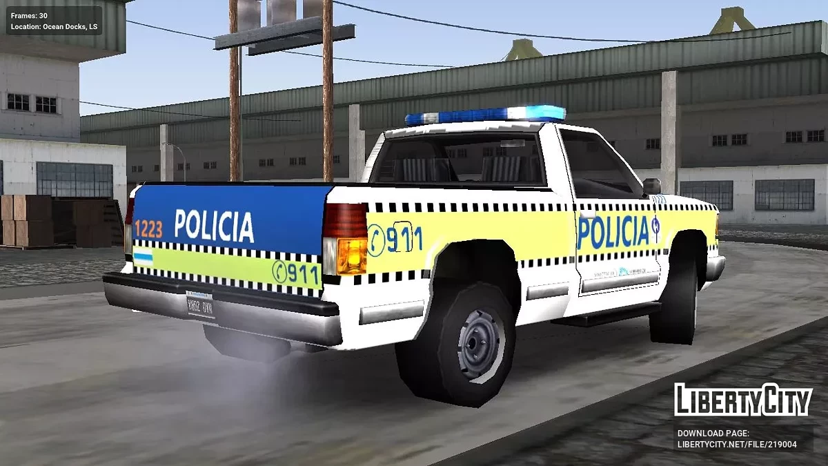 Yosemite - Полиция провинции Тукуман (Tucuman) / GTA San Andreas