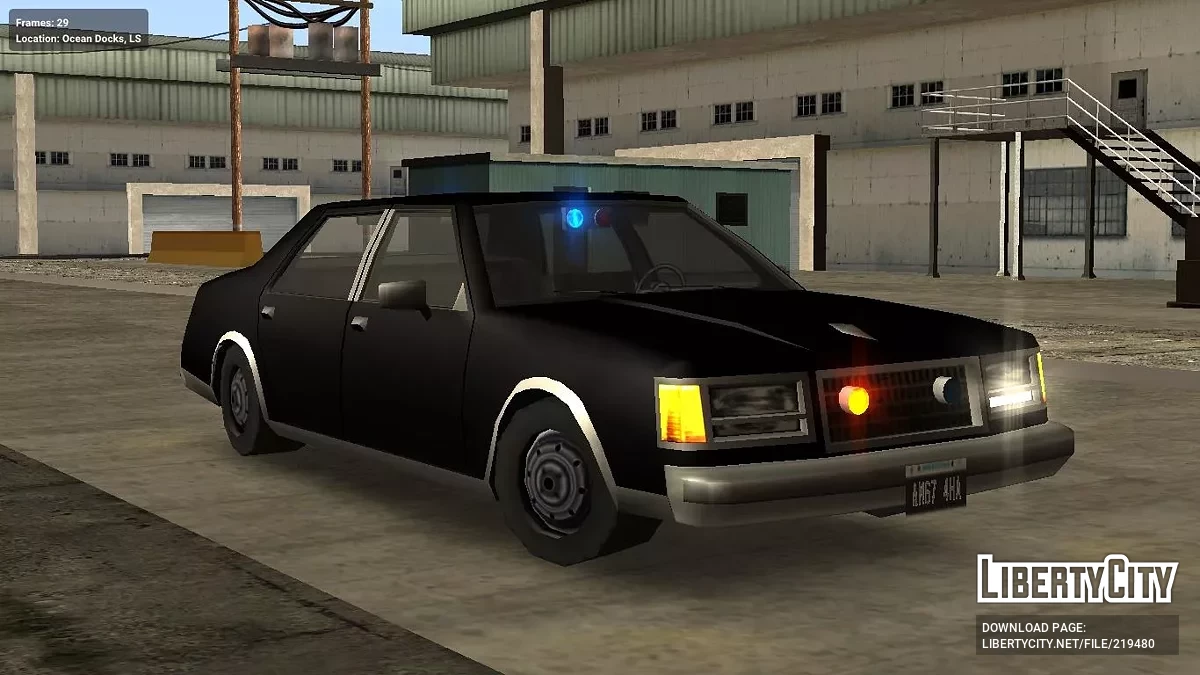 Albany Washington ФБР - Без маркировки (IVF) / GTA San Andreas