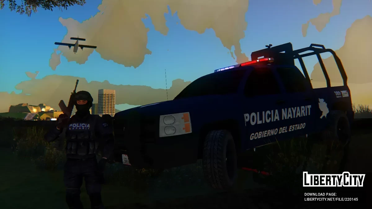 Chevrolet Silverado 2010 Policia Nayarit / GTA San Andreas