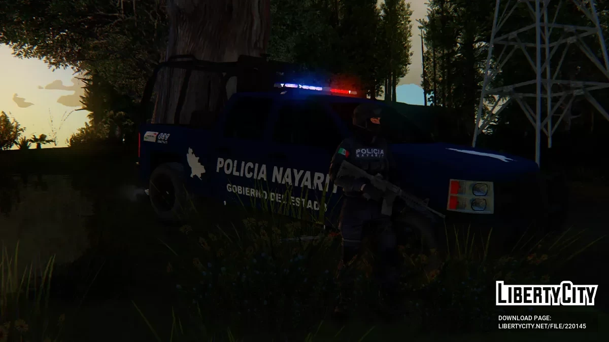 Chevrolet Silverado 2010 Policia Nayarit / GTA San Andreas