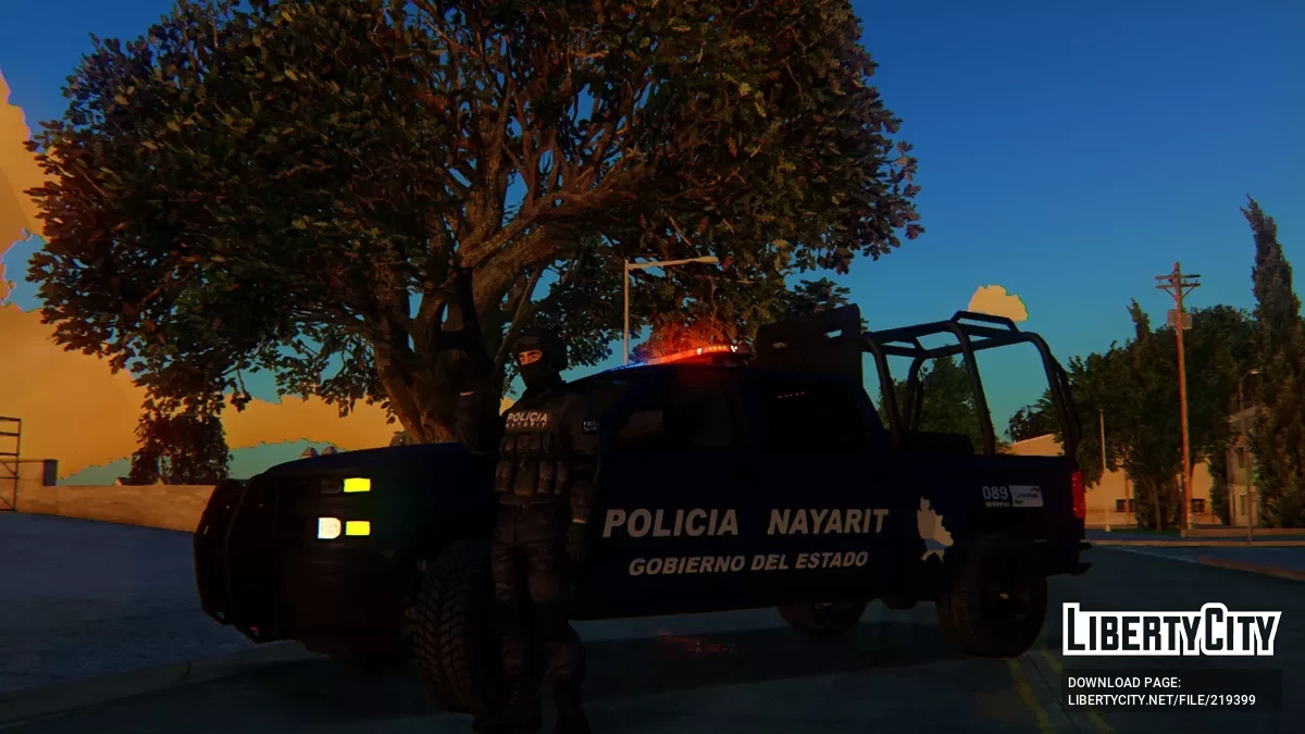 Chevrolet Silverado 2014 Policia Nayarit / GTA San Andreas