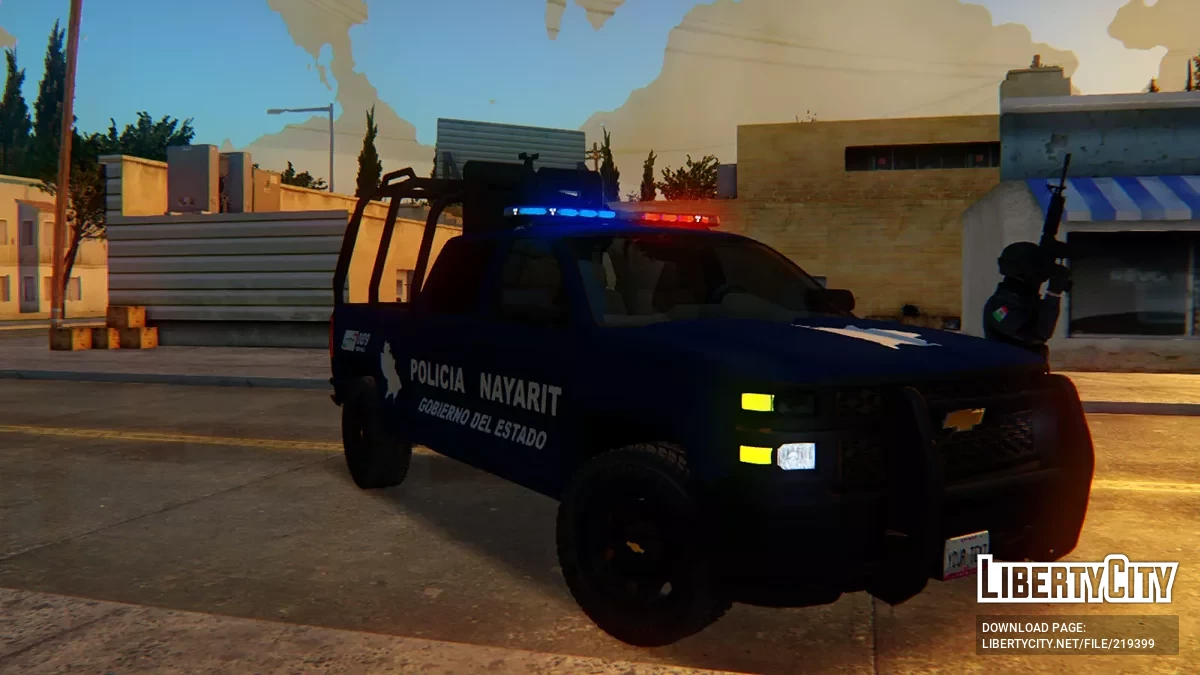 Chevrolet Silverado 2014 Policia Nayarit / GTA San Andreas
